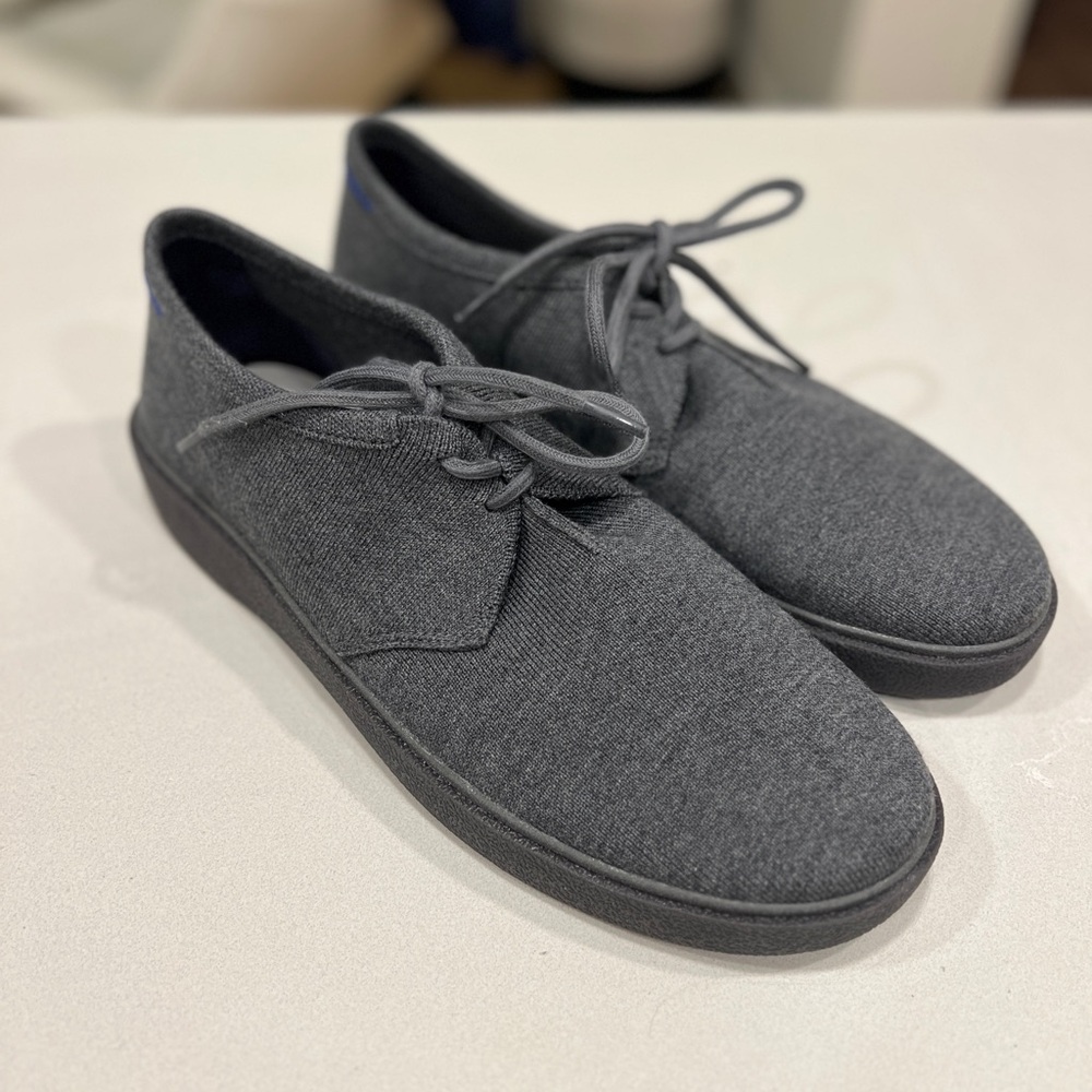Rothy’s Monty Gray Low-Top Sneakers Size 14 NEW